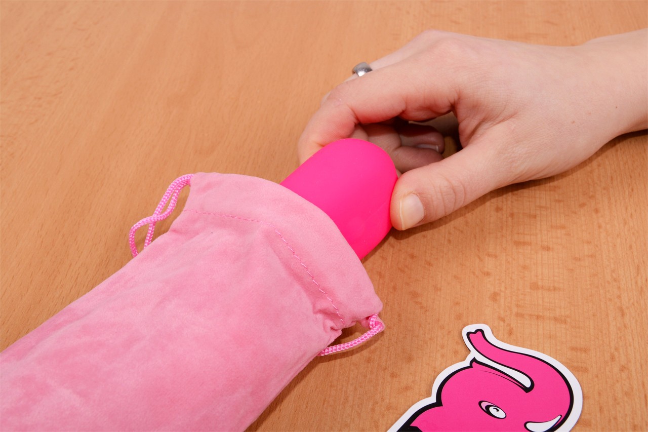 Vibrator Willy Rabbit - vstavljanje v vrečko