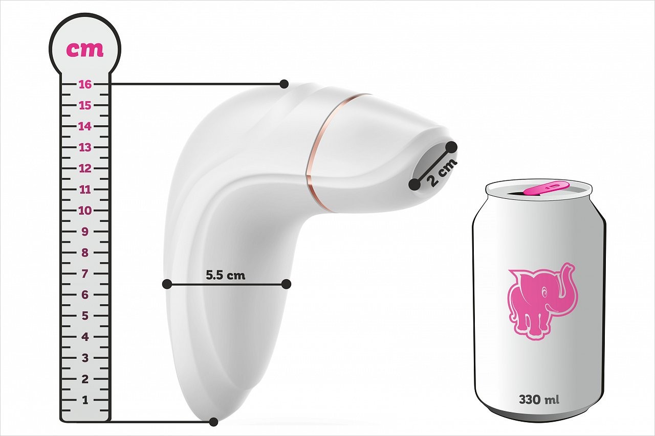 Satisfyer Pro Plus Vibracijske dimenzije