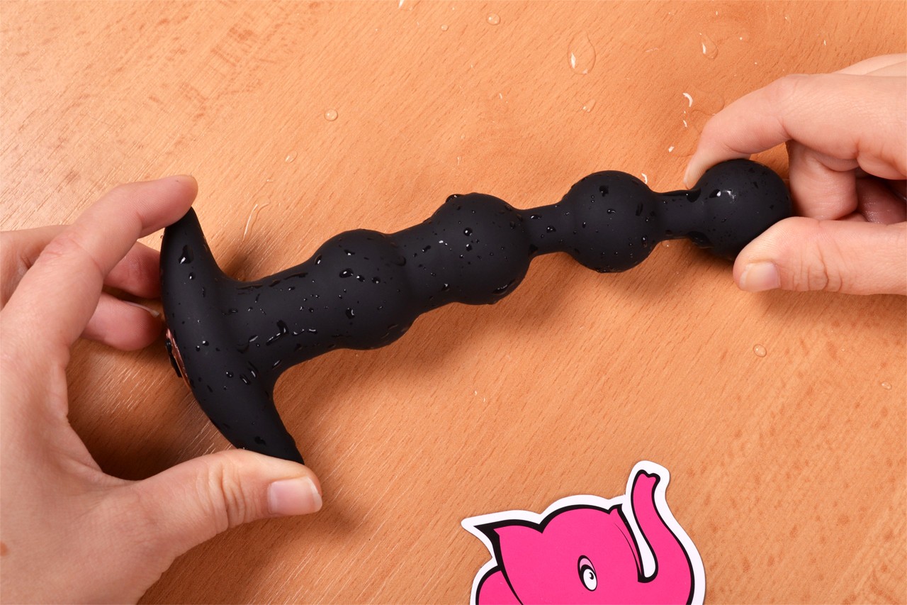 Analne kroglice Vibro Bubbles - testiranje prožnosti