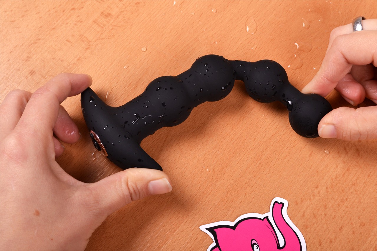 Analne kroglice Vibro Bubbles - testiranje prožnosti