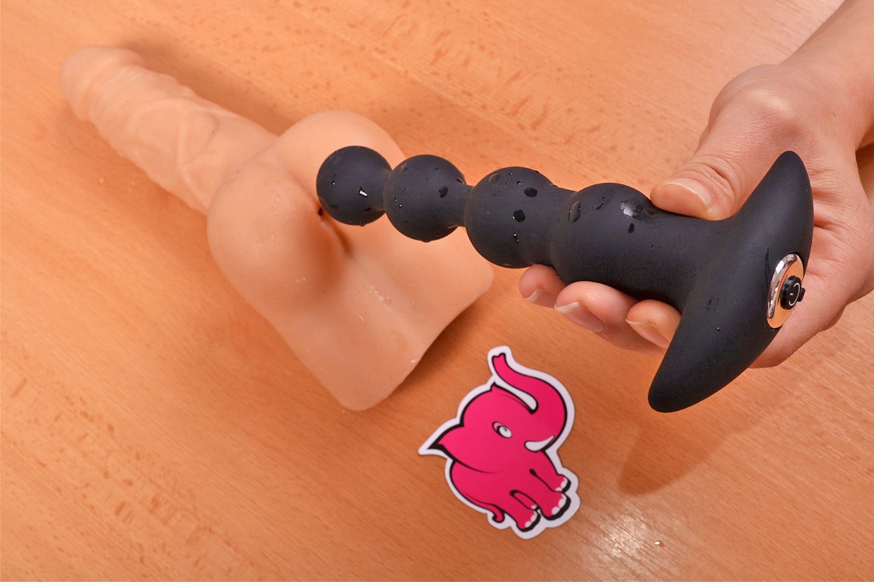 Analne kroglice Vibro mehurčki z masturbatorjem