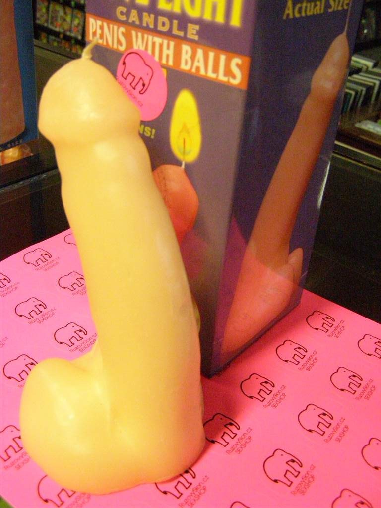 Šala. Penis sveča 18 cm