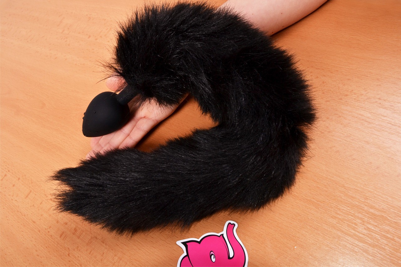 PussyCat Set - analni čep z repom