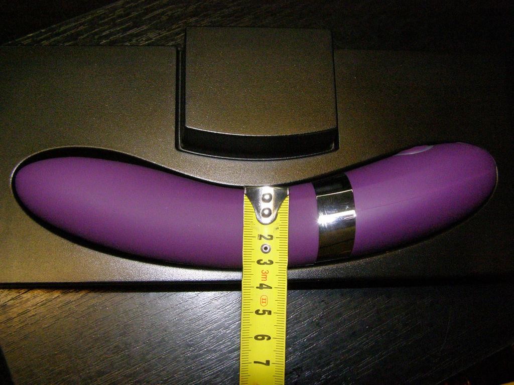 LELO Elise II vibrator, vijolična, dimenzije