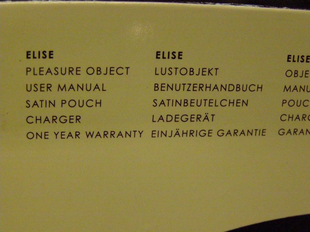 LELO Elise II vibrator, vijolična