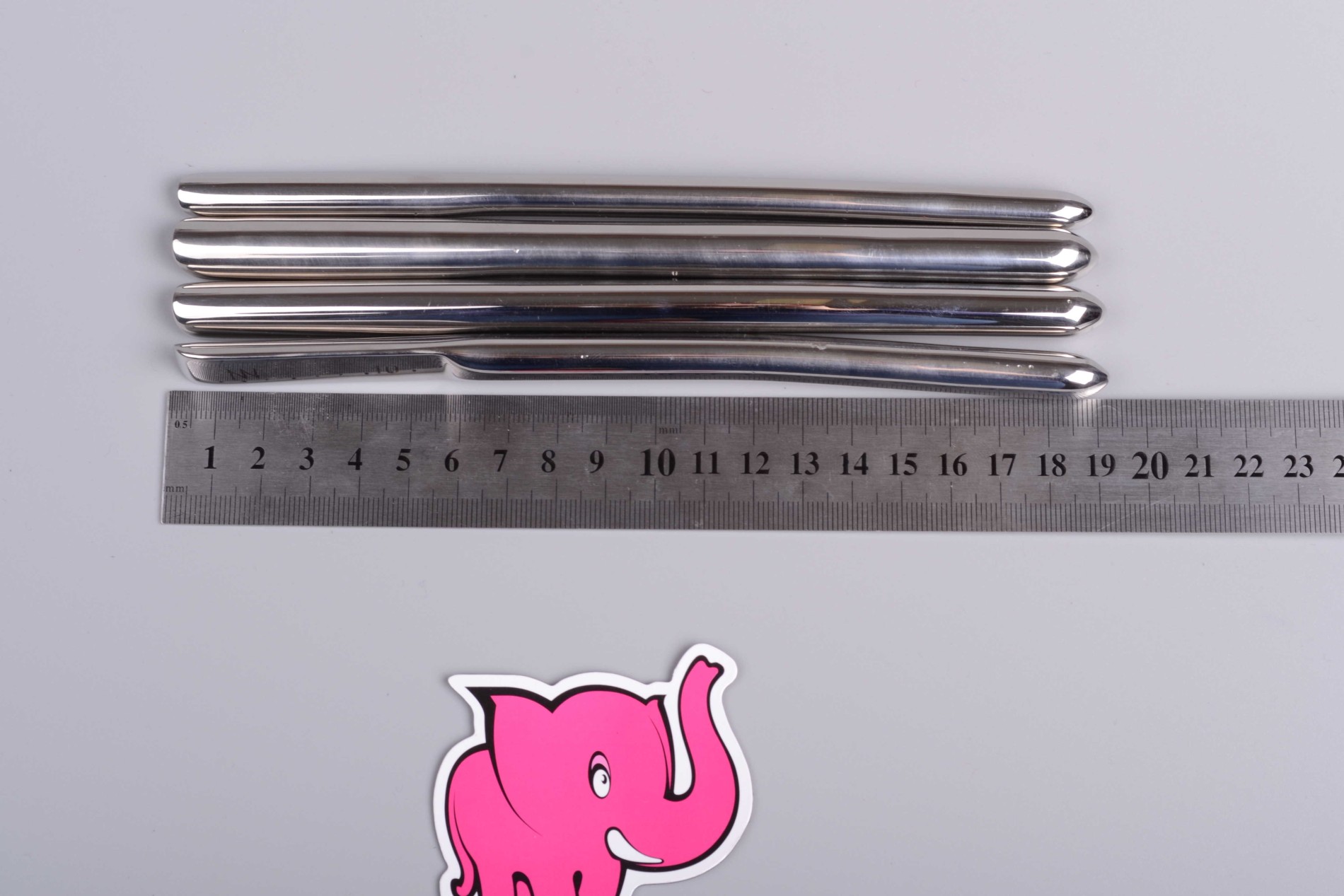 Komplet kovinskih dilatatorjev Curious II (9-12 mm), dimenzije