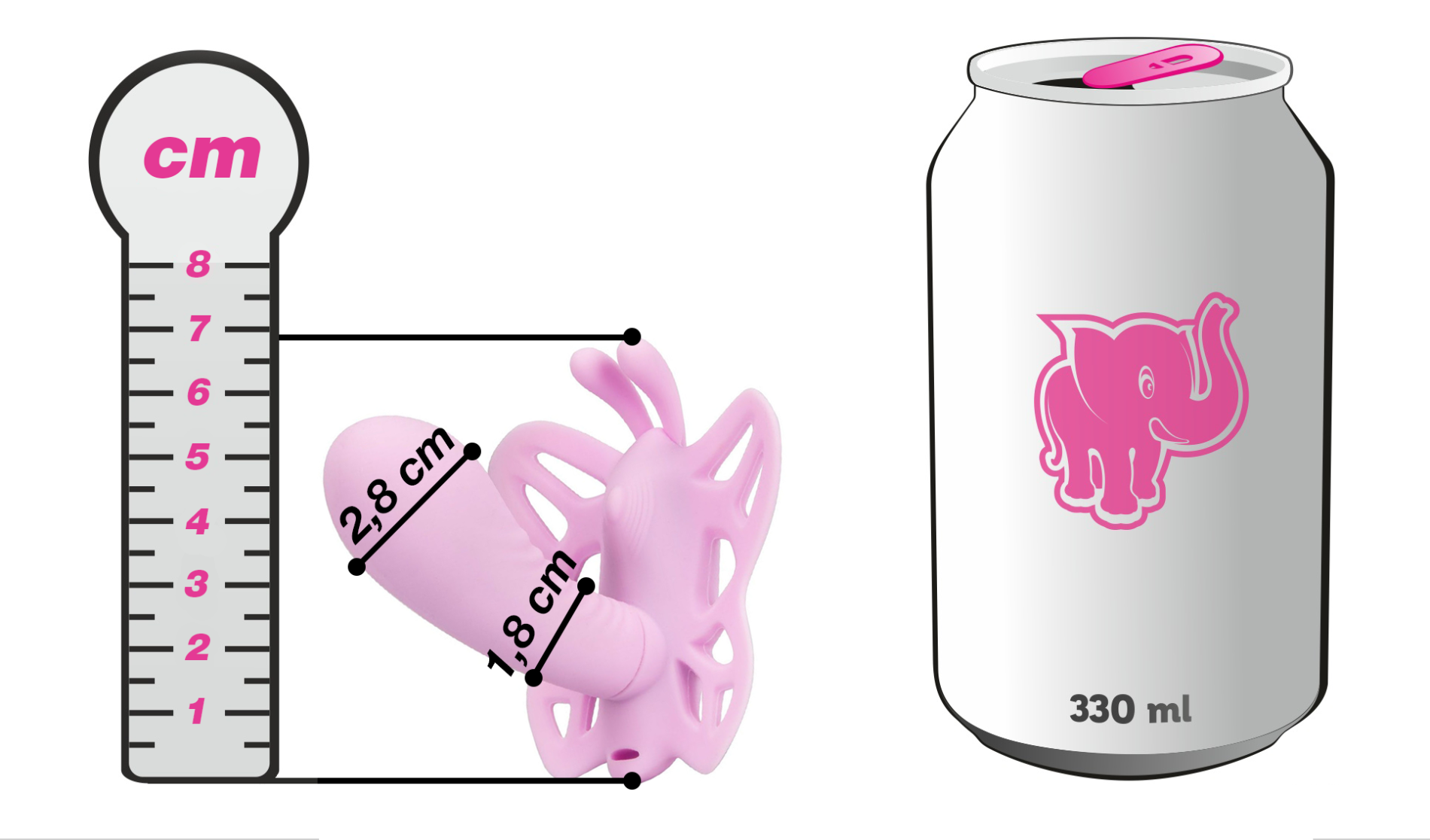 Vibracijski metuljček Darling