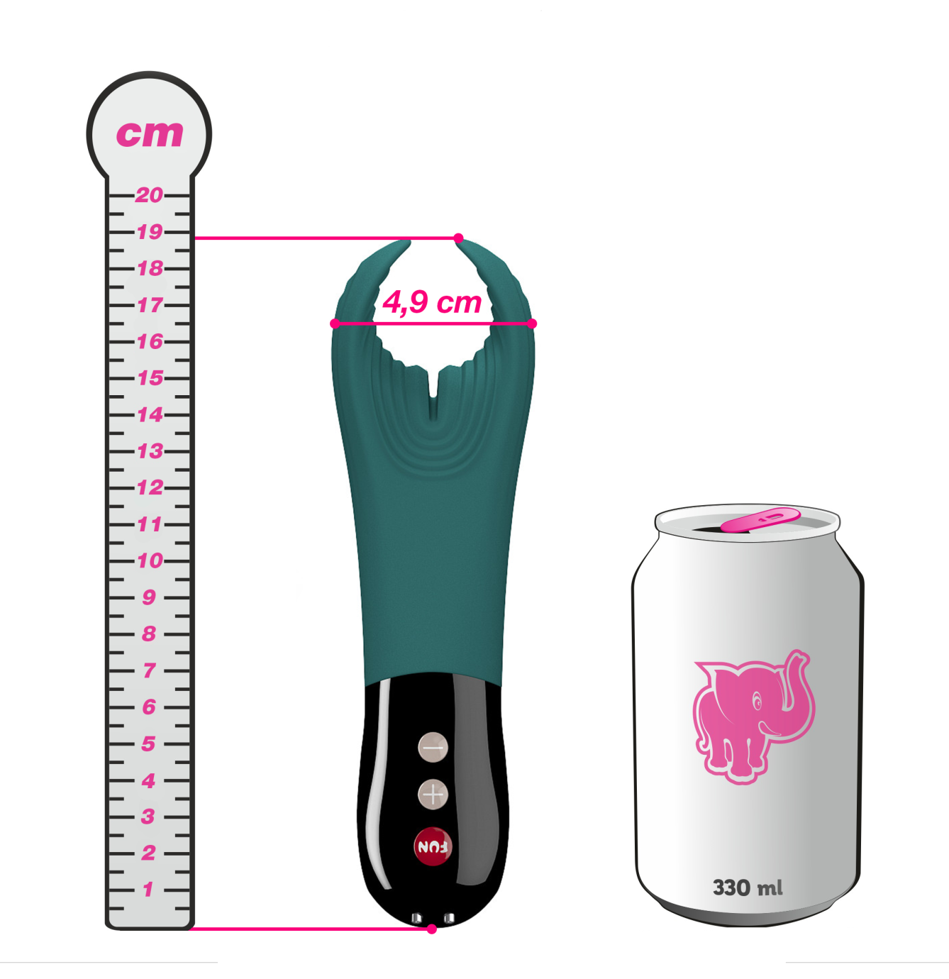 Fun Factory Manta parni vibrator, lahko