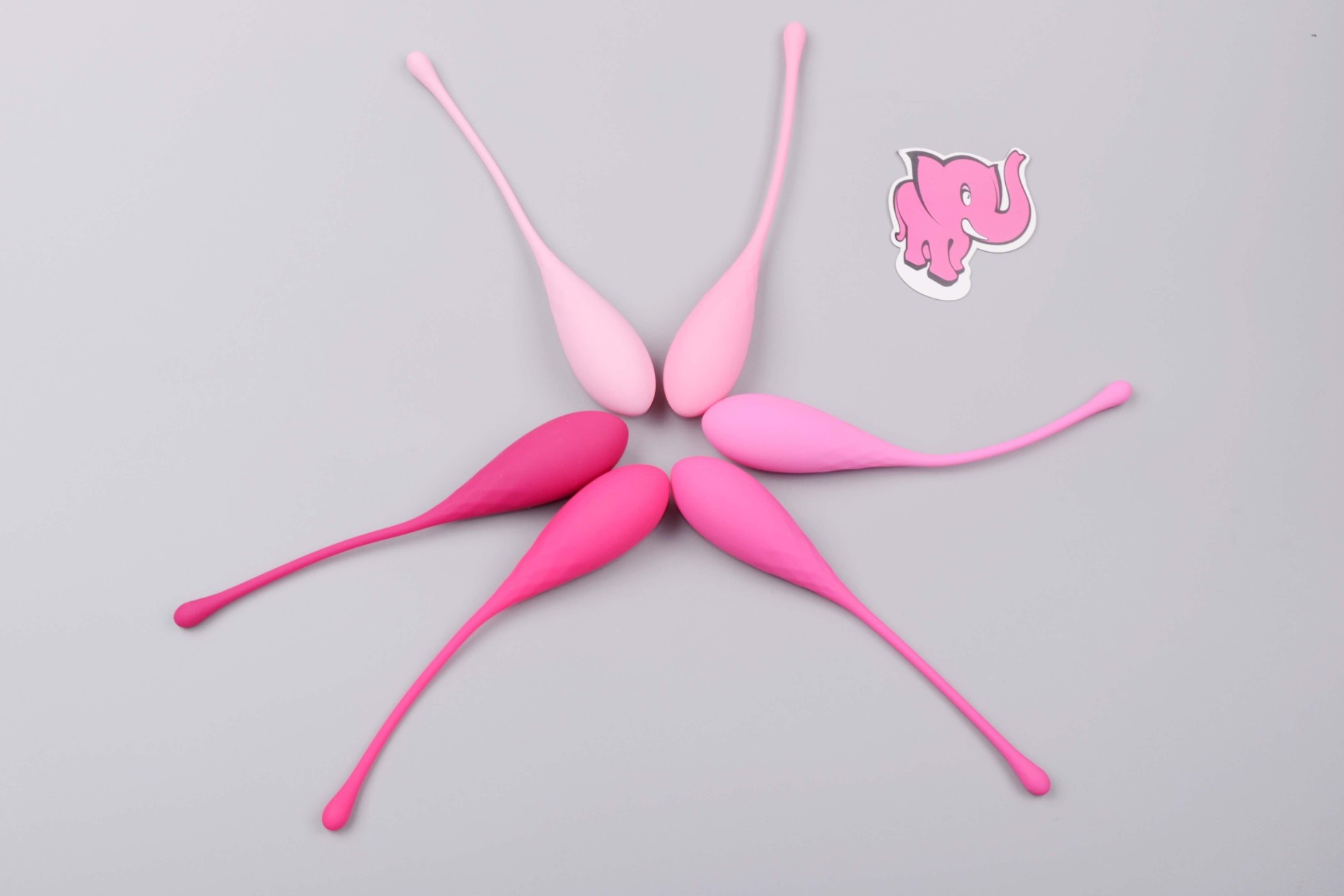 Deluxe Petite Keglove kroglice Vaginal Dumbbell Set