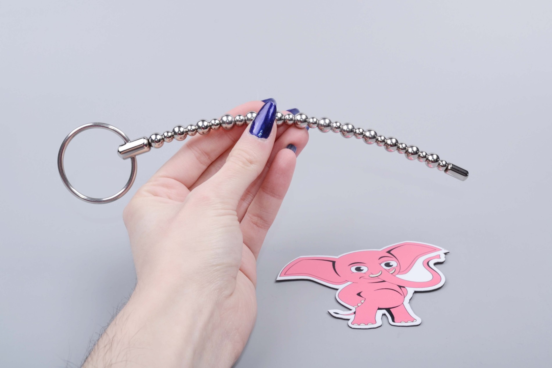 Prilagodljiv kovinski dilatator Niz kroglic (8 mm), v roki