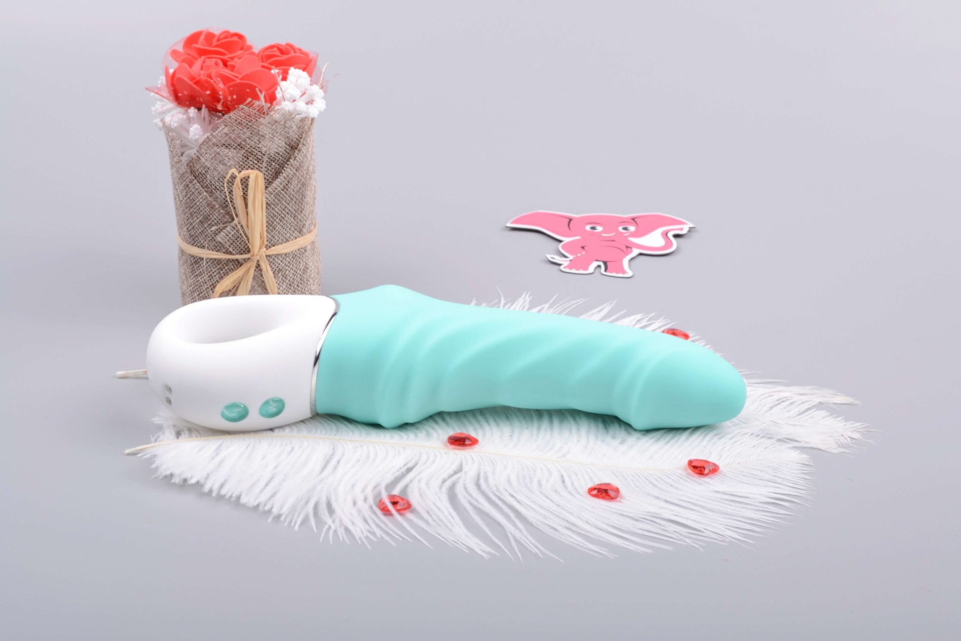 Silikonski vibrator Rumba Blue