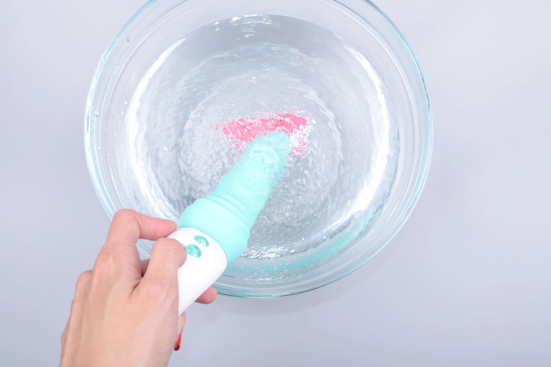 Silikonski vibrator Rumba Blue