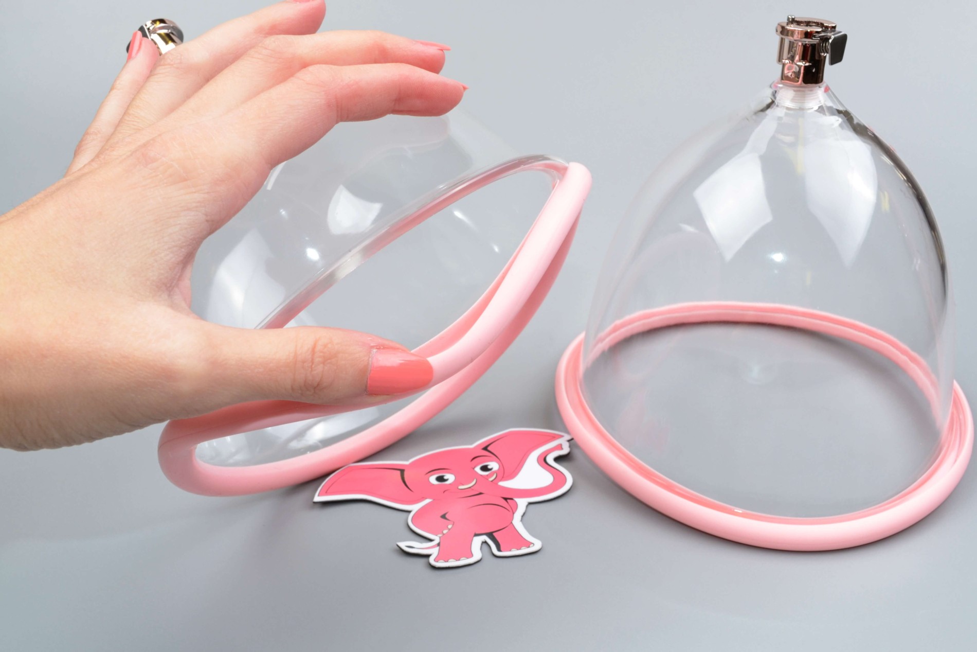 Vakuumska črpalka za dojke Rose Gold