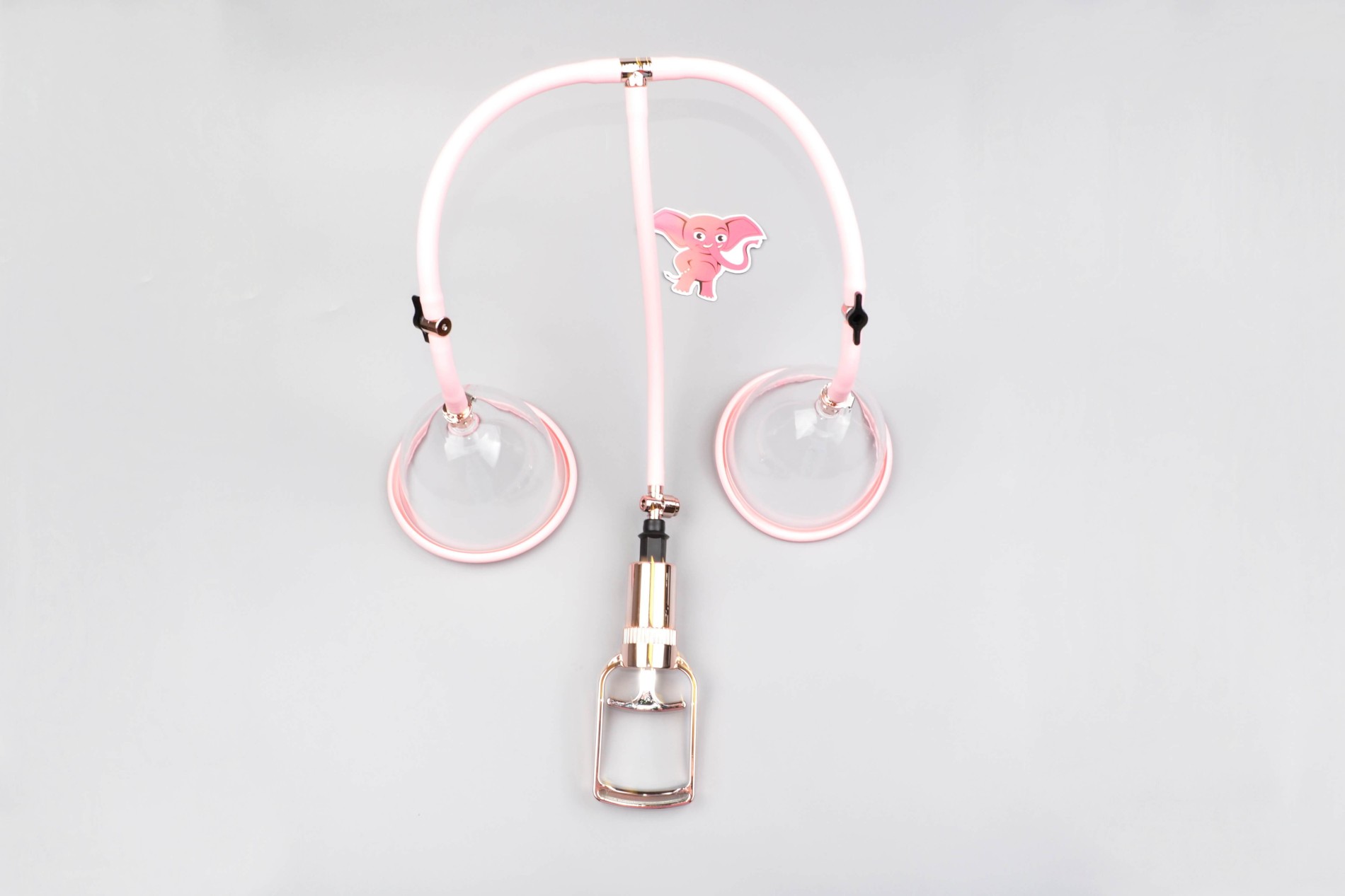 Vakuumska črpalka za dojke Rose Gold - M