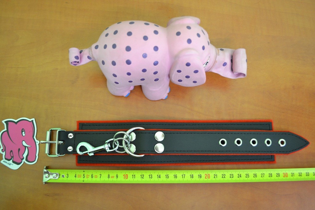 Usnjene zapestnice BlackRed