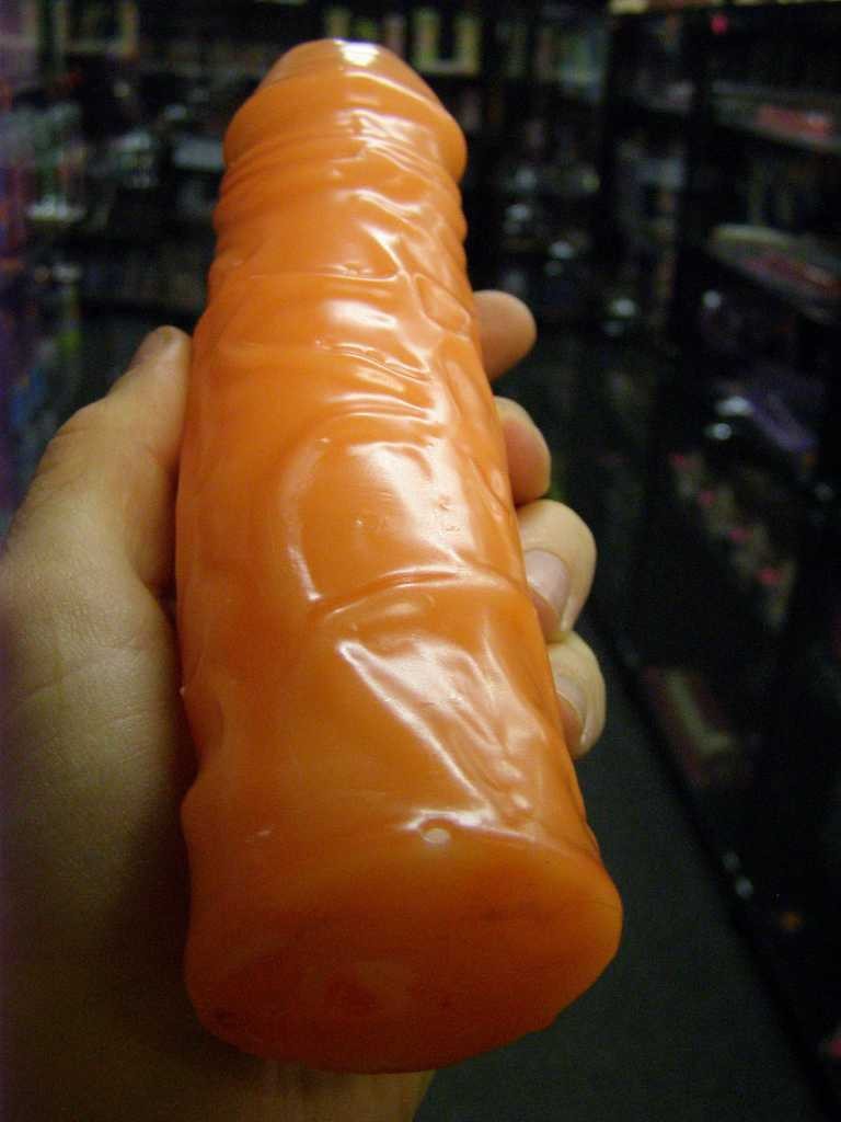 Šala. Sveča iz voska za penis 18 cm