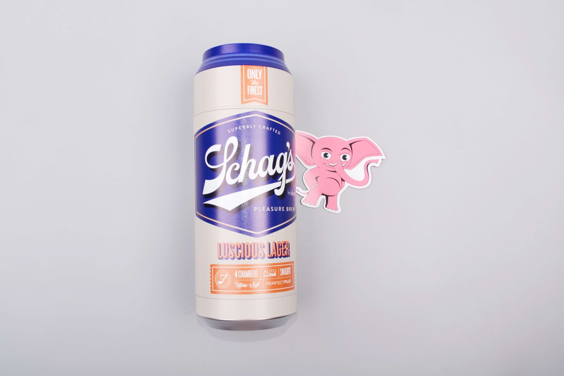 Masturbátor pločevinka za pivo Luscious Lager (20 cm)