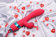 Tlačni vibrator Adore Magenta G Touch (22,8 cm)