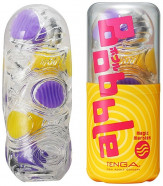 Tenga Bobble gibljiv masturbator (14 cm), rumeno-vijoličen