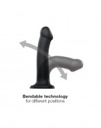Strap-On-Me prilagodljiv dvojni silikonski dildo (20 cm) + darilo Toycleaner