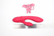 Silikonski vibrator za klitoris Bunny Duo (19,2 cm)
