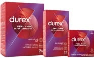 Durex Feel Thin Extra Lubricated - tanki kondomi