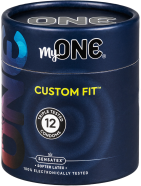MyOne Single: Custom Fit, size 53C, 12 condoms