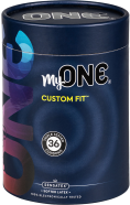 MyOne Maxi-Pack: Custom Fit, size 51F, 36 condoms