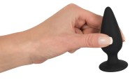 Črni analni čep Black Velvets 75g