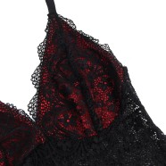 Čipkasta srajčka Inferna Black-Red