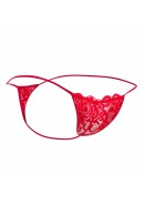 MOB Eroticwear Lace Thong Red