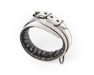 Ovratnica iz belega usnja Sexy Elephant – Aria Collar