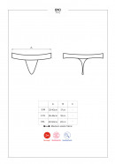 Plus velikost Obsesivna tanga Royal