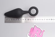 Analni čep z ušescem Soft Feel, velik, dimenzije