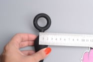 Analni čep z ušescem Soft Feel, majhen, dimenzije