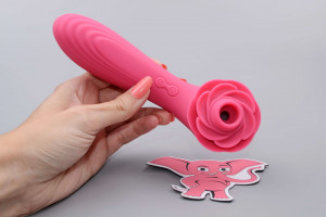 Adore Lilien II. vibrator na pritisk (15 cm), v roki