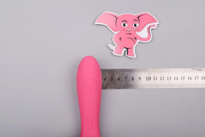 Adore Lilien II. vibrator na pritisk (15 cm), dimenzije