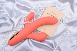 Adore Coraline - 3v1 silikonski vibrator z gretjem