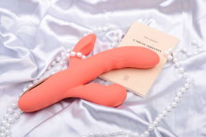 Adore Coraline - 3v1 silikonski vibrator z gretjem