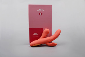 Adore Coraline - 3v1 silikonski vibrator z gretjem