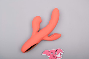 Adore Coraline - 3v1 silikonski vibrator z gretjem