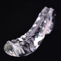 Stekleni dildo Tantric Touch (20 cm)