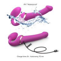 Vibracijski Clip-on Penis Multi Orgazma upogljiv S z daljinskim upravljalnikom