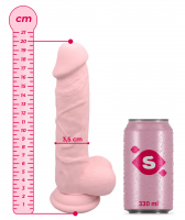 Srednji silikonski dildo (20 cm)
