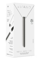 Le WAND Vibrator kot ogrlica srebrna