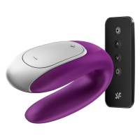 Parni vibrator Double Fun (Vijoličen)