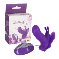 Vibracijski metulj za penis Flutter Butterfly - vijolični