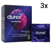 Durex Intense Orgasmic - kondomi z vrezki (10 kosov)