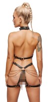 Usnjen set v stilu harness S/M
