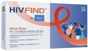 HIVFIND samotest za odkrivanje HIV iz krvi 1 kos